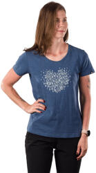 Northfinder Tricou de drumeție pentru femei din organic cotton - GUADALUPE bluenights (108623-464-104)