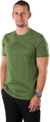 Northfinder Tricou de drumeție pentru bărbați din organic cotton - JACINT darkgreen (108611-300-104)