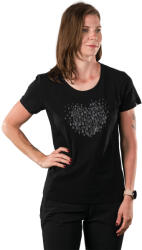 Northfinder Tricou de drumeție pentru femei din organic cotton - GUADALUPE darkgrey (108623-301-103)