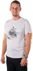 Northfinder Tricou bărbați exterior, uscare rapidă, material ușor NADAR creamwhite (108614-529-104)