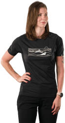 Northfinder Tricou damă exterior, uscare rapidă, ușor, ISADORA black (108628-269-101)