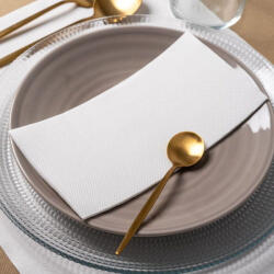 Mapelor Textúrált szalvéta 40x20 cm 1/8 hajtás 100 lap/csomag - fehér