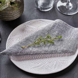 Mapelor Textúrált szalvéta 40x40 cm 50 lap/csomag - Sahara fekete