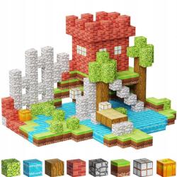  Mágneses építőkockák World Forest mágneses építőkocka szett (KLOCKI MAGNETYCZNE MINECRAFT 220SZT 2FIGURKI-)