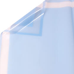 Valex Decor Fólia ív átlátszó kerettel 57 x 57cm, 20db - Lakk világoskék (ET57-68)