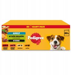 PEDIGREE kutyáknak való vegyes válogatás lében 80 db-os csomag