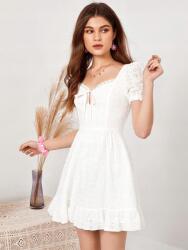 Shein Krémszínű Ruha, Rakott, Hímzött Shein 40/42