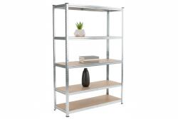 MAMUTEX Horganyzott fém állvány Mamutex Standard 180x120x50 cm - 5 polc, terhelhetőség 875 kg
