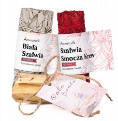Aromaholik Palo Santo szett Fehér zsálya és Sárkányvér I Gat Természetes (A011-20)