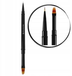 Staleks Expert Kétoldalas Díszítő És Színátmenetes Ecset 7MM 11MM NBE-01 (4823126603018)