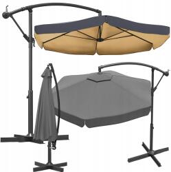 Jumi Kerti Napernyő 350 Cm-es Gémmel, Nagy, Összecsukható, Oldalsó Talppal (5900410967854)