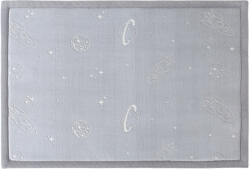 Hakuna Matte Saltea de joaca coral velvet cu spuma memorie Glow in the Dark - 120 x 170 cm - Planete - Hakuna Matte Covor