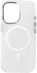  Carcasa Glitter Case cu MagSafe compatibila cu Samsung Galaxy S26, Alb (5907769381652)