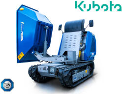 Graecus Transportor dumper senilat, motor Kubota 14 CP, 800 kg, rotire cuva, basculare hidraulica, H800S PRO (10000652)