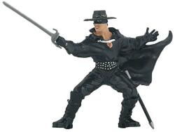 Papo Figurina Papo Zorro pictata manual, personaj legendar pentru copii (Papo30252) Figurina