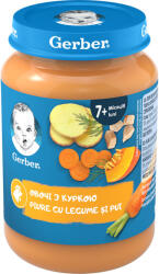NESTLE Piure Pui cu Legume Natural, 190g, Gerber