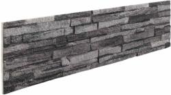 vidaXL Стенни панели 10 бр. 100 x 25 cm Антрацит EPS пяна (42046110)