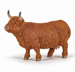 Papo Figurina vaca scotiana Highland Papo, realista, pictata manual (Papo51178) Figurina