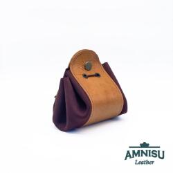 Amnisu Antikolt bézs - bordó bőr 2in1 szütyő és kockatálca M3019-5015