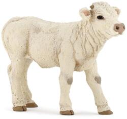 Papo Figurina vitel Charolais Papo, jucarie realista pictata manual (Papo51157) Figurina