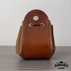 Amnisu Konyakbarna - barna bőr 2in1 szütyő és kockatálca M9021-9006
