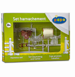 Papo Set harnasament pentru calarie Papo, accesorii pentru cai si figurine 3+ ani (Papo50091) Figurina