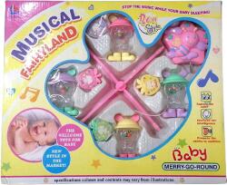 Бебешки музикални дрънкалки за количка и кошара Musical Fairyland 21109