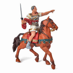 Papo Figurina Papo Iulius Cezar calare, pictata manual, 9, 4 cm (Papo39804) Figurina