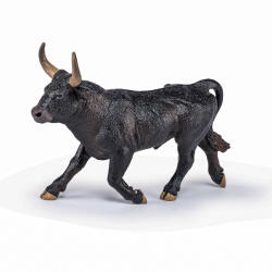 Papo Figurina taur Camargue Papo pictata manual pentru joaca si colectie (Papo51182) Figurina