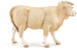 Papo Figurina vaca Blonde d’Aquitaine Papo, realista, pictata manual (Papo51185) Figurina