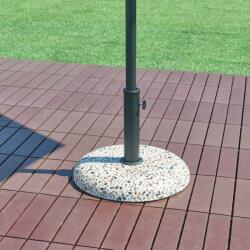 [casa. pro] Suport pentru umbrela Bitritto din beton 45x6 cm, aspect piatra (85060439)