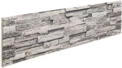 vidaXL Стенни панели 10 бр. 100 x 25 cm Светлосиво EPS пяна (42046108)
