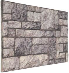 vidaXL Стенни панели 10 бр. 100 x 50 cm Сив и бял EPS пяна (42046097)