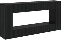 vidaXL Конзолна маса Черен 155 x 29 x 74 см Инженерен дървен материал (899887)