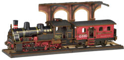 Rolife Puzzle 3D Tren cu Aburi Express, din lemn, 405 piese, Rolife