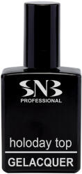 SNB Топ за гел лак snb с холограмни частици, без лепкав слой, 15 мл, glb16 (glb16) - topmall