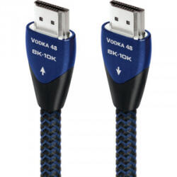 AudioQuest Cablu video Audioquest Vodka 48, HDMI Male - HDMI Male, v2.1, 1.5m, negru-albastru (HDM48VOD150)