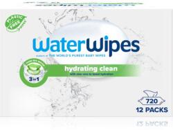 WaterWipes Hydrating Clean frissítő nedves törlőkendők 12x60 db