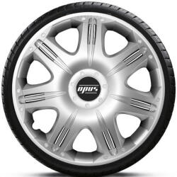 Autonova 16"-os Nero Silver-Black dísztárcsa garnitúra (4darab) (ARG16NEROSB_1)