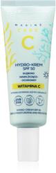 Bielenda C Marine Care Hydro-cream deeply moisturizing and protective SPF 50 hidratáló és védő krém C vitamin SPF 50 40 ml