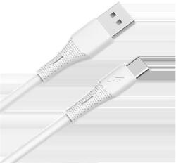 AVAX Töltőkábel, USB-A - USB-C, 18W, 1, 5 m, AVAX CB3301 , fehér (AXCB3301)