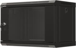 Lanberg WF03-5306-10B állvány 6U Falra szerelhető állvány Fekete (WF03-5306-10B) - easy-shop