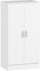 HomCom Dulap pentru Pantofi cu 6 Rafturi Ajustabile din Lemn 55x35x108 cm Alb | Aosom Romania (837-626V00WT) Pantofar