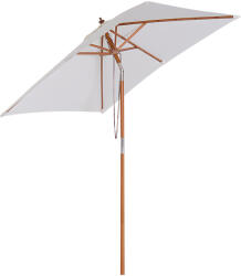 Outsunny Umbrelă de Grădină cu Mecanism de Înclinare, Design Clasic, 2x1.5m, Bej | Aosom Romania (84D-017CW)