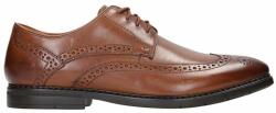 Clarks Férfi üzleti félcipő - Banbury Limit, brogue stílus - méret 39, 5 - barna barkás bőr, alkalmi fűzős derby, elegáns perforált díszítés, kényelmes