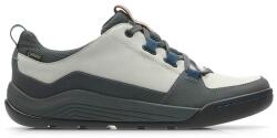 Clarks AshcombeRunGTX férfi félcipő - vízálló nubuk bőr utcai cipő - méret 40 - szürke - Gore-Tex membrán, fűzős kivitel, kényelmes talp, sportos stílus