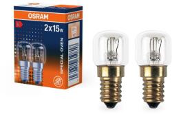 OSRAM 10X2 Átlátszó sütőizzó, E14, 15 W, 300°C, 2 db