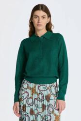 Gant Metallic LS Polo női pulóver 4802149 M INTL Zöld