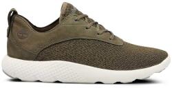 Timberland Flyroam F/L Ox férfi cipő - sportos bőr utcai félcipő - méret 42 - khaki zöld - könnyű EVA talp, prémium bőr, fűzős férfi lábbeli, minőségi