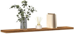 vidaXL 4 db Antik Fa Színű Szerelt Fa Fali Polc 60x20x1, 5 cm
